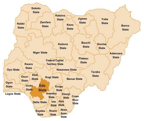 city of edo|map of edo state.